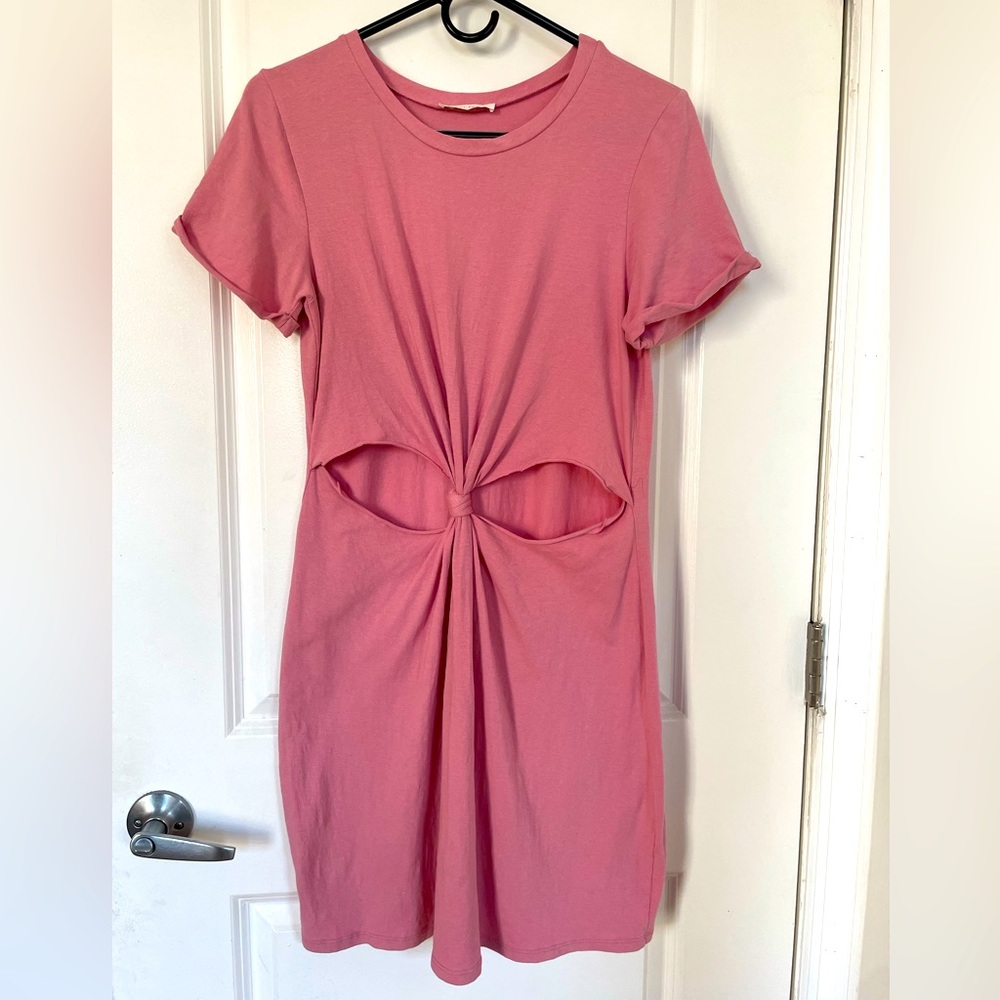 Pink T-Shirt Dress